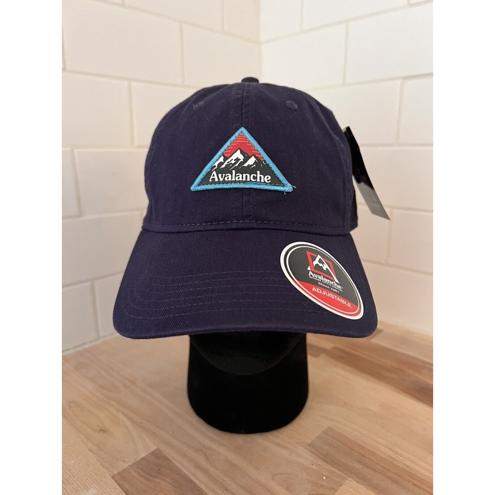 Avalanche Outdoor Supply Company Adjustable Hat Blue Strap Back Mountain